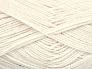 Contenido de fibra 100% Micro fibra, Off White, Brand Ice Yarns, Yarn Thickness 3 Light DK, Light, Worsted, fnt2-74970 