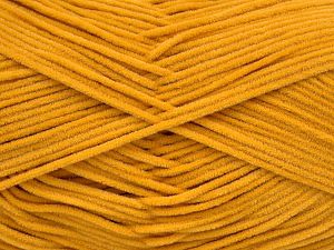 Composition 100% Micro fibre, Brand Ice Yarns, Dark Yellow, Yarn Thickness 3 Light DK, Light, Worsted, fnt2-74983 