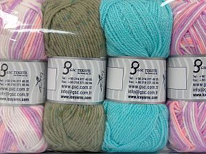 Ignore the labels on the products as shown in the photos. Correct description of the items are in their names. Fiber Content 100% Acrylic, Mixed Lot, Brand Ice Yarns, fnt2-75150