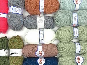 Plain Yarns In this list; you see most recent 50 mixed lots. <br> To see all <a href=&/mixed_lots/o/4#list&>CLICK HERE</a> (Old ones have much better deals)<hr> Fiber Content 100% Acrylic, Brand Ice Yarns, fnt2-75329
