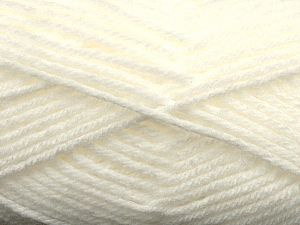Contenido de fibra 100% AcrÃ­lico, White, Brand Ice Yarns, fnt2-75388 