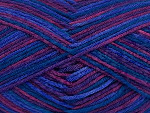 Fiber Content 75% Superwash Wool, 25% Polyamide, Purple, Navy, Maroon, Brand Ice Yarns, Burgundy, fnt2-75401