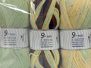 Composition 75% Superwash Wool, 25% Polyamide, Mixed Lot, Brand Ice Yarns, fnt2-75420