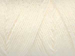 Composition 90% Acrylique, 10% Viscose, White, Brand Ice Yarns, fnt2-75653 