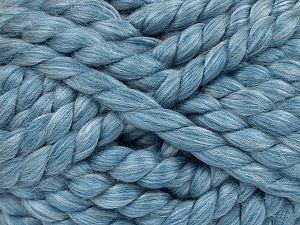 Fiber Content 50% Wool, 50% Acrylic, Brand Ice Yarns, Grey, Blue, fnt2-75663