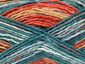 Composition 97% Acrylique, 3% Élasthanne, Turquoise, Brand Ice Yarns, Copper, Camel, fnt2-75771