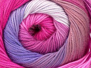 Fiber Content 100% Acrylic, Purple Shades, Pink Shades, Light Grey, Brand Ice Yarns, fnt2-75813 