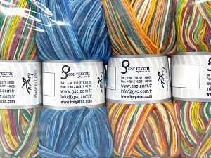 Vezelgehalte 75% superwash wol, 25% Polyamide, Multicolor, Brand Ice Yarns, fnt2-76069