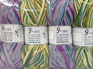 Composition 75% Superwash Wool, 25% Polyamide, Mixed Lot, Brand Ice Yarns, fnt2-76118