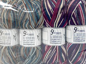 Composition 75% Superwash Wool, 25% Polyamide, Mixed Lot, Brand Ice Yarns, fnt2-76143