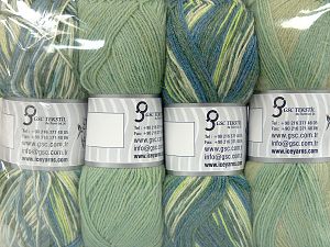 Composition 75% Superwash Wool, 25% Polyamide, Mixed Lot, Brand Ice Yarns, fnt2-76226