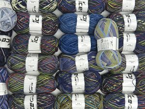 Colorway Sock Yarns Machine washable In this list; you see most recent 50 mixed lots. <br> To see all <a href=&/mixed_lots/o/4#list&>CLICK HERE</a> (Old ones have much better deals)<hr> Fiber Content 75% Superwash Wool, 25% Polyamide, Brand Ice Yarns, fnt2-76294