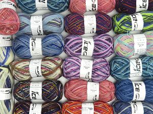 Colorway Sock Yarns Machine washable In this list; you see most recent 50 mixed lots. <br> To see all <a href=&/mixed_lots/o/4#list&>CLICK HERE</a> (Old ones have much better deals)<hr> Fiber Content 75% Superwash Wool, 25% Polyamide, Brand Ice Yarns, fnt2-76301