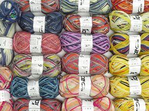 Colorway Sock Yarns Machine washable In this list; you see most recent 50 mixed lots. <br> To see all <a href=&/mixed_lots/o/4#list&>CLICK HERE</a> (Old ones have much better deals)<hr> Fiber Content 75% Superwash Wool, 25% Polyamide, Brand Ice Yarns, fnt2-76312