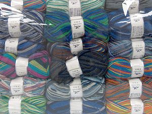 SockenWolle Yarns In this list; you see most recent 50 mixed lots. <br> To see all <a href=&/mixed_lots/o/4#list&>CLICK HERE</a> (Old ones have much better deals)<hr> Fiber Content 75% Superwash Wool, 25% Polyamide, Brand Ice Yarns, fnt2-76367