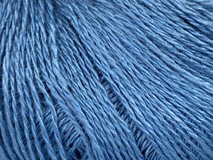 Contenido de fibra 100% Seda, Indigo Blue, Brand Ice Yarns, fnt2-76511 