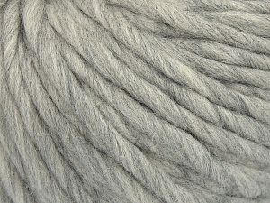 Vezelgehalte 50% Merino wol, 25% Alpaca, 25% Acryl, Light Grey, Brand Ice Yarns, fnt2-76521 