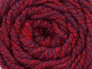 Composition 80% Acrylique, 20% Nylon, Red, Maroon, Brand Ice Yarns, fnt2-76537