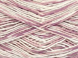 Fiber Content 100% Cotton, White, Orchid, Brand Ice Yarns, fnt2-76551