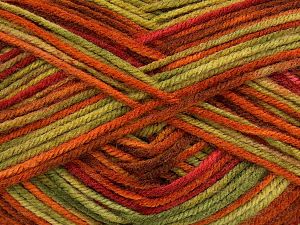 Composition 100% Acrylique, Red, Brand Ice Yarns, Green Shades, Gold, fnt2-76594