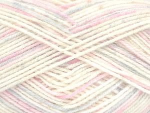 Fiber Content 100% Acrylic, White, Brand Ice Yarns, Baby Pink, Baby Blue, fnt2-76609