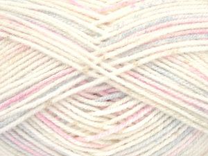 Fiber Content 100% Acrylic, White, Brand Ice Yarns, Baby Pink, Baby Blue, fnt2-76612