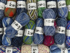 Sock Yarns In this list; you see most recent 50 mixed lots. <br> To see all <a href=&/mixed_lots/o/4#list&>CLICK HERE</a> (Old ones have much better deals)<hr> Fiber Content 75% Superwash Wool, 25% Polyamide, Brand Ice Yarns, fnt2-76973