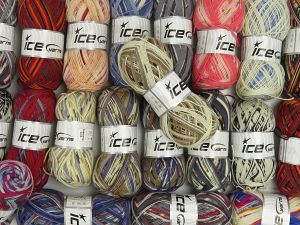 Sock Yarns In this list; you see most recent 50 mixed lots. <br> To see all <a href=&/mixed_lots/o/4#list&>CLICK HERE</a> (Old ones have much better deals)<hr> Fiber Content 75% Superwash Wool, 25% Polyamide, Brand Ice Yarns, fnt2-76995
