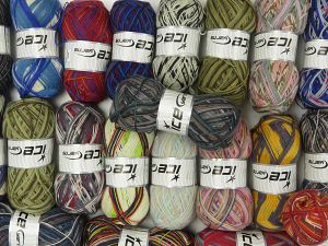 Sock Yarns In this list; you see most recent 50 mixed lots. <br> To see all <a href=&/mixed_lots/o/4#list&>CLICK HERE</a> (Old ones have much better deals)<hr> Fiber Content 75% Superwash Wool, 25% Polyamide, Brand Ice Yarns, fnt2-77000