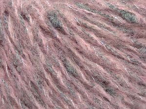 Composition 60% Acrylique, 5% MÃ©tallique Lurex, 20% Laine, 15% Polyester, Pink, Brand Ice Yarns, Grey, fnt2-77055 