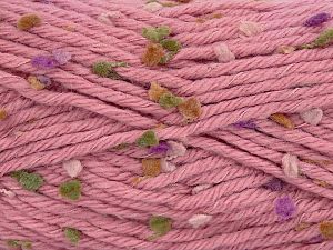 Composition 65% Acrylique haut de gamme, 5% Polyester, 20% Laine, 10% Polyamide, Pink, Brand Ice Yarns, fnt2-77063