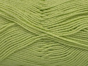 Ne: 8/4. Nm 14/4 Fiber Content 100% Mercerised Cotton, Light Green, Brand Ice Yarns, fnt2-77129