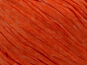 Composition 70% Polyester, 30% Viscose, Neon Orange, Brand Ice Yarns, fnt2-77152 