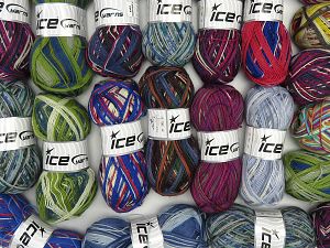 Sock Yarns In this list; you see most recent 50 mixed lots. <br> To see all <a href=&/mixed_lots/o/4#list&>CLICK HERE</a> (Old ones have much better deals)<hr> Fiber Content 75% Superwash Wool, 25% Polyamide, Brand Ice Yarns, fnt2-77283