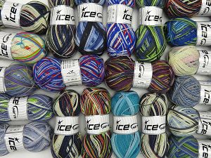 Sock Yarns In this list; you see most recent 50 mixed lots. <br> To see all <a href=&/mixed_lots/o/4#list&>CLICK HERE</a> (Old ones have much better deals)<hr> Fiber Content 75% Superwash Wool, 25% Polyamide, Brand Ice Yarns, fnt2-77286