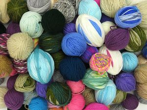 Leftover Yarns In this list; you see most recent 50 mixed lots. <br> To see all <a href=&/mixed_lots/o/4#list&>CLICK HERE</a> (Old ones have much better deals)<hr> Fiber Content 100% Acrylic, Brand Ice Yarns, fnt2-77346