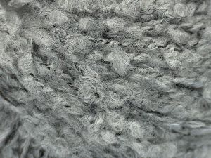 Composition 8% Nylon, 64% Acrylique, 15% Polyester, 13% Mohair, Light Grey, Brand Ice Yarns, fnt2-77384 