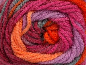 Composition 100% Acrylique haut de gamme, Pink, Orange, Lilac, Brand Ice Yarns, Green, fnt2-77437