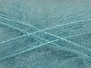 Contenido de fibra 45% Acrílico, 30% Mohair, 25% Lana, Light Turquoise, Brand Ice Yarns, fnt2-77449