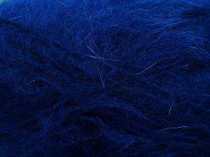Contenido de fibra 45% Acrílico, 30% Mohair, 25% Lana, Brand Ice Yarns, Dark Blue, fnt2-77455