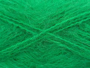 Fiber Content 45% Acrylic, 30% Mohair, 25% Wool, Light Green, Brand Ice Yarns, fnt2-77457 