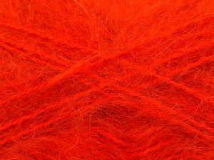 Contenido de fibra 45% Acrílico, 30% Mohair, 25% Lana, Orange, Brand Ice Yarns, fnt2-77459