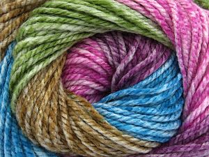 Composition 100% Acrylique haut de gamme, Turquoise, Pink, Maroon, Brand Ice Yarns, Green, Brown, fnt2-77568