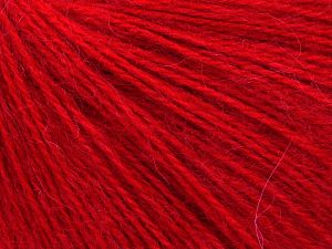 Composition 60% Acrylique, 20% Angora, 20% Laine, Red, Brand Ice Yarns, fnt2-77581 