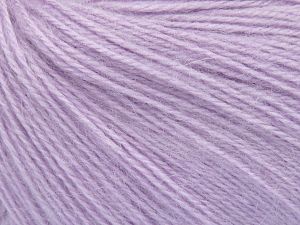 Fiber Content 60% Acrylic, 20% Angora, 20% Wool, Light Lilac, Brand Ice Yarns, fnt2-77584 