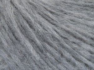Contenido de fibra 60% Bebé Alpaca, 25% Poliamida, 15% Superwash Extrafine Merino Wool, Light Grey, Brand Ice Yarns, fnt2-77591