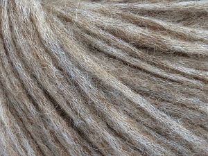 Contenido de fibra 60% BebÃ© Alpaca, 25% Poliamida, 15% Superwash Extrafine Merino Wool, Brand Ice Yarns, Dark Beige, fnt2-77595 