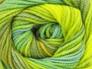 Composition 100% Acrylique haut de gamme, Brand Ice Yarns, Green Shades, Gold, fnt2-77643 
