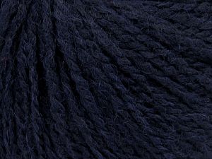 Fiber Content 75% Acrylic, 25% Wool, Brand Ice Yarns, Dark Navy, fnt2-77711 