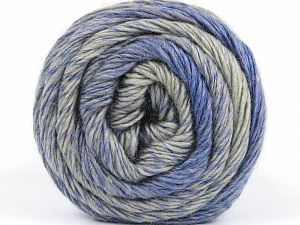 Fiber Content 50% Acrylic, 50% Wool, Light Grey, Brand Ice Yarns, Bluish Lilac, fnt2-77807